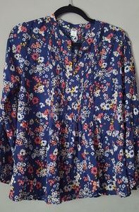 OLD NAVY FLORAL PRINT BLOUSE